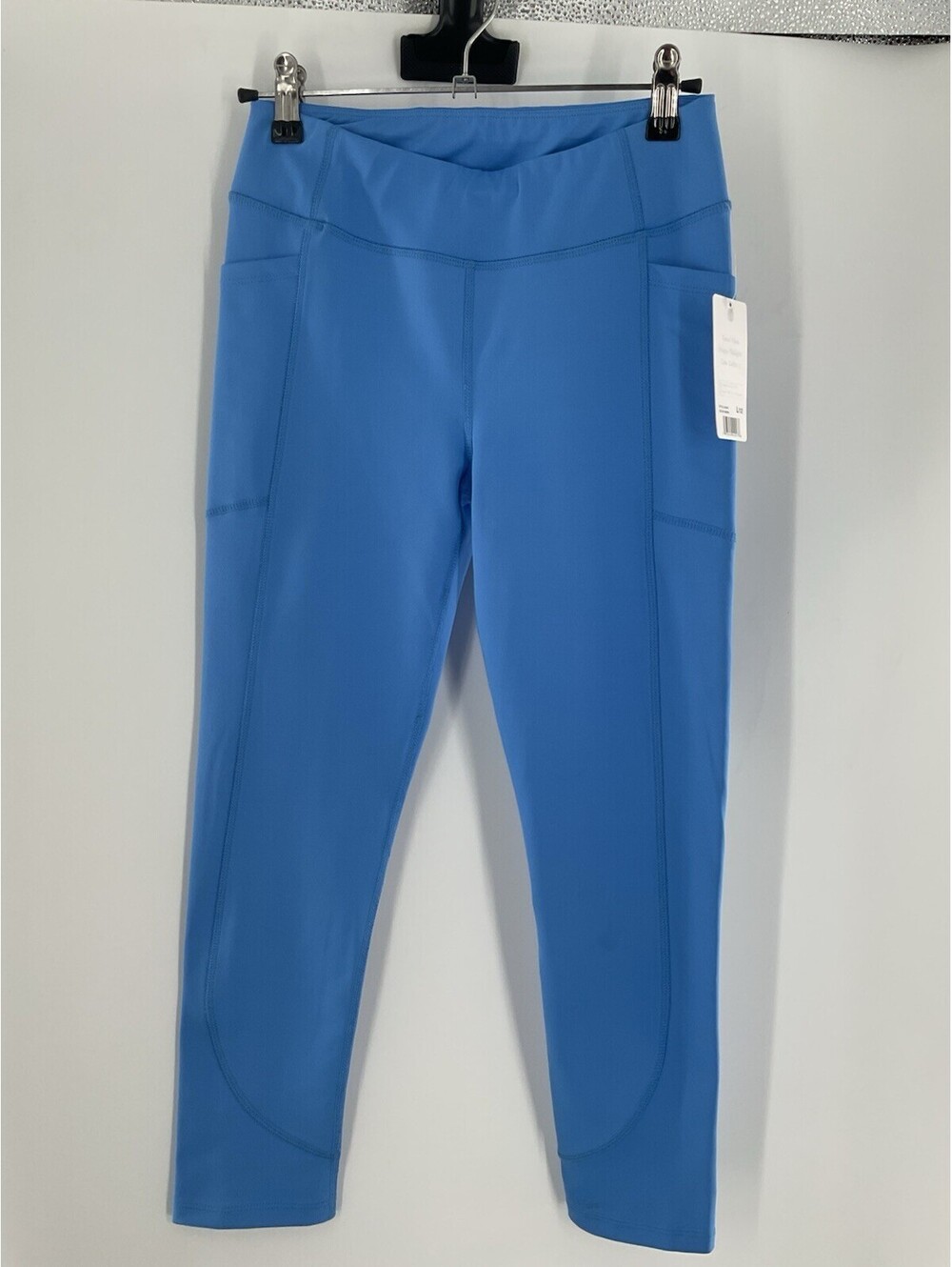 Apana Girls Size Large 12 Athletic Pants Blue Marina NWT 132